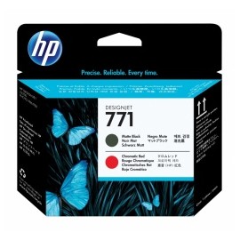 Cabezal HP 771 Negro Mate/Rojo Cromático