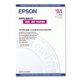 Epson Papel Photo Quality 102 gm², 100 Hojas A3, Blanco