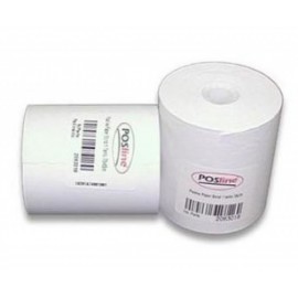 POSline Papel Autocopia RP2C, 2 Tantos, 76mm x 70mm, Blanco/Amarillo - Caja con 50 Rollos