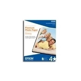 Epson Papel Fotográfico Premium Satinado S041727, 100 Hojas de 4''x6''