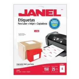 Janel Etiquetas Adhesivas 1085164101, 85x102mm