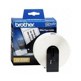 Brother Etiquetas Adhesivas, 400 Etiquetas de 1-1/2'' x 3-1/2'', Blanco