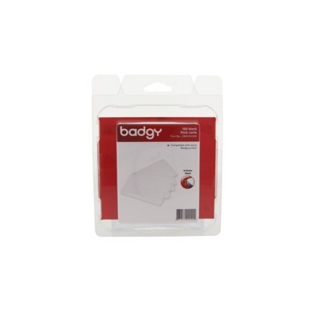 Evolis Paquete de 100 Tarjetas PVC para Badgy 100/200