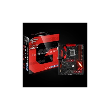 Tarjeta Madre ASRock ATX Fatal1ty Z270 Gaming K4, S-1151, Intel Z270, HDMI, USB 3.0, 64GB DDR4, para Intel