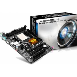 Tarjeta Madre ASRock micro ATX N68-GS4 FX, S-AM3, NVIDIA nForce 630a, USB 2.0, 16GB DDR3, para AMD