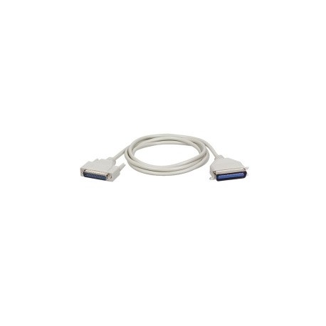 Tripp Lite Cable para Impresora, DB25 Macho - CENTRONICS 36 Macho, 3 Metros