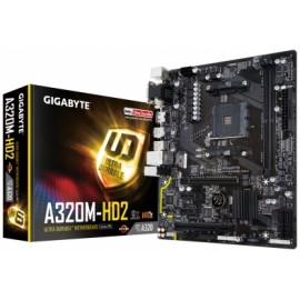 Tarjeta Madre Gigabyte micro ATX GA-A320M-HD2, S-AM4, AMD A320, HDMI, USB 3.0, 32GB DDR4, para AMD