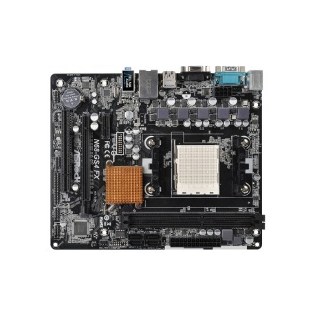 Tarjeta Madre ASRock Micro ATX N68-GS4 FX R2.0, S- AM3, NVIDIA nForce 630a, 16GB DDR3 para AMD