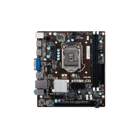 Tarjeta Madre ECS micro ATX H110M4-C23, S-1151, Intel H110, HDMI, USB 3.0, 32GB DDR4, para Intel