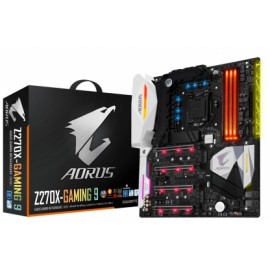 Tarjeta Madre AORUS ATX GA-Z270X-GAMING 9, S-1151, Intel Z270, HDMI, USB 3.0, 64GB DDR4 para Intel