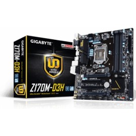 Tarjeta Madre Gigabyte micro ATX GA-Z170M-D3H, S-1151, Intel Z170, HDMi, USB