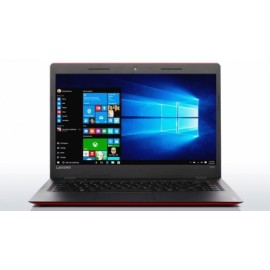 Laptop Lenovo IdeaPad 100S 14'', Intel Celeron N3050 1.60GHz, 2GB, 32GB, Windows 10 Home 64-bit, Negro/Rojo