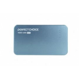 Cargador Portátil Perfect Choice Power Bank PC-240754, 4000mAh, Azul