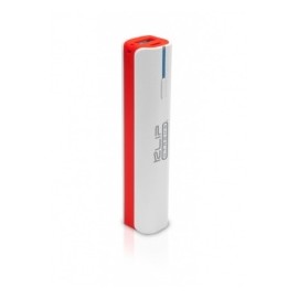 Cargador Portátil Klip Xtreme con Linterna Kenergy, 2600mAh, Rojo/Blanco