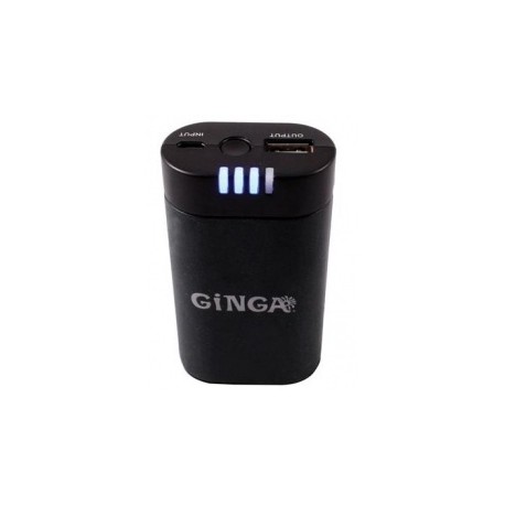 Cargador Portátil Ginga GIN-POWERB3600, 3600mAh, Negro