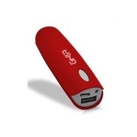 Cargador Portátil Ghia Volta, 2500mAh, Rojo