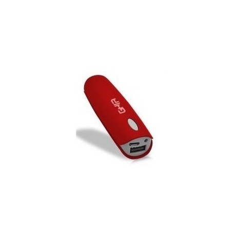 Cargador Portátil Ghia Volta, 2500mAh, Rojo