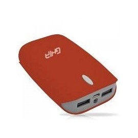 Cargador Portátil Ghia Volta, 7500mAh, Rojo