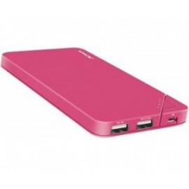 Cargador Portátil Acteck PB-600, 6000mAh, Coral