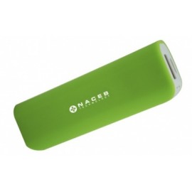 Cargador Portátil Naceb NA-605, 2200mAh, Verde