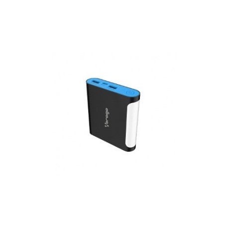 Cargador Portátil Vorago PB-500, 12.000mAh, Negro