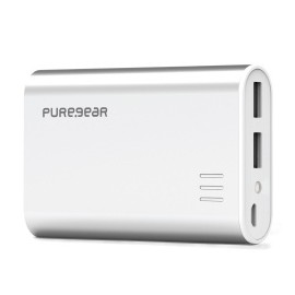 Cargador Portátil PureGear PureJuice, 10.400mAh, Plata