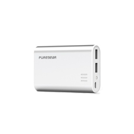 Cargador Portátil PureGear PureJuice, 10.400mAh, Plata