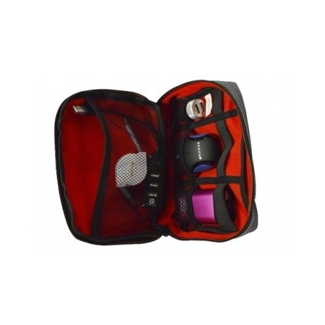 Naceb Kit de Viaje con Cargador Portátil NA-0401, 4400mAh, Negro