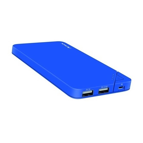 Cargador Portátil Acteck PB-600 PowerBank, 6000mAh, Azul