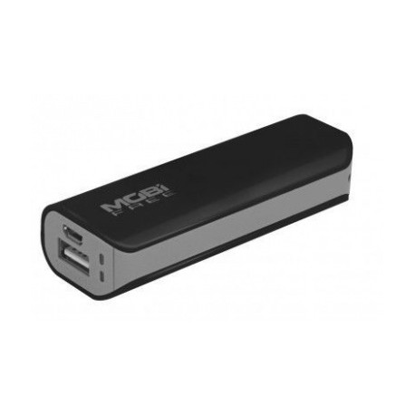 Cargador Portátil Mobifree Power Bank MB-01002, 2200mAh, Negro/Gris