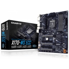 Tarjeta Madre Gigabyte ATX GA-X170-WS ECC, S-1151, Intel C236, USB 3.0, 64GB DDR4, para Intel