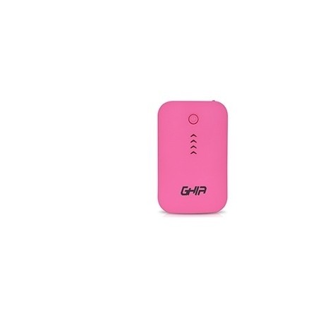 Cargador Portátil Ghia Power Bank Volta GAC-025, 7800mAh, Rosa