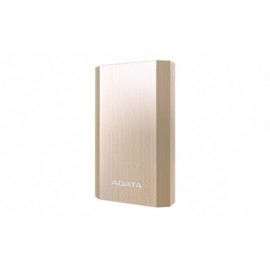 Cargador Portátil Adata Power Bank AA10050, 10.050mAh, Dorado