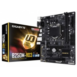 Tarjeta Madre Gigabyte micro ATX GA-B250M-HD3, S-1151, Intel B250, USB 3.0, 64GB DDR4, para Intel