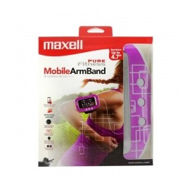 Maxell Funda Deportiva para Smartphone 4.7'', Púrpura