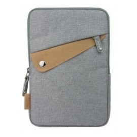 Perfect Choice Funda de Poliester para iPad Mini/Tablet 7'', Gris