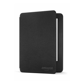 Amazon Funda de Cuero con Tapa para Kindle 6'', Negro