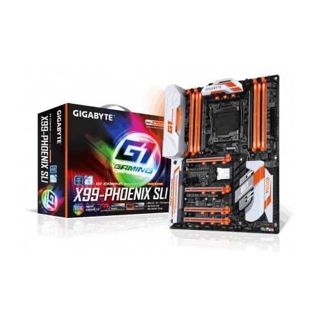 Tarjeta Madre Gigabyte ATX GA-X99-PHOENIX SLI, S-2011v3, Intel X99, USB 3.1, 128GB DDR4, para Intel