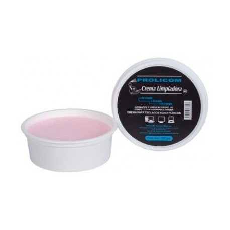 Prolicom Crema Limpiadora para Teclados, Rosa, 250g