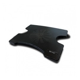 Vorago Base Enfriadora Cooler Pad 102 para Laptops hasta 15'', con 1 Ventilador, Negro