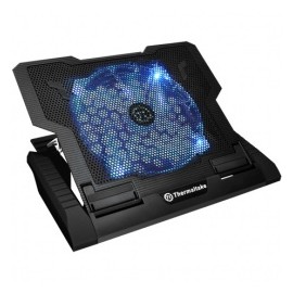 Thermaltake Massive 23GT Black para Laptops 10''-17'', con 1 Ventilador de 800RPM, Negro