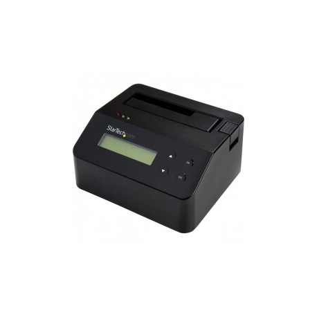 StarTech.com Borrador Disco y Docking Station para Unidades SATA 2.53.5, USB 3.0, Negro