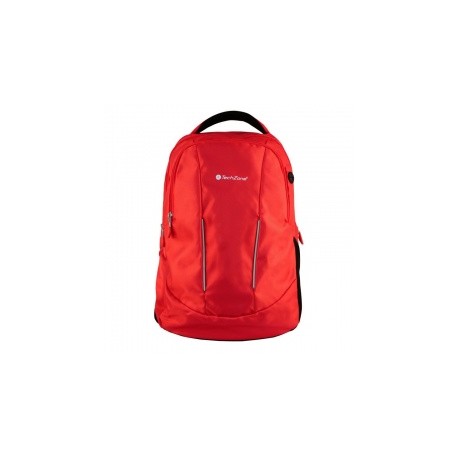 TechZone Mochila de Poliéster TZ17LBP02 para Laptop 15.6'', Rojo