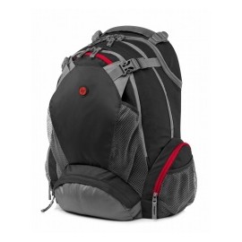 HP Mochila F8T76AA para Laptop 17.3, NegroGris