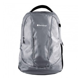 Techzone Mochila de Poliéster TZ17LBP02-GRIS para Laptop 15.6'