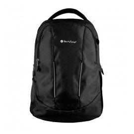 Techzone Mochila de Poliéster TZ17LBP02 para Laptop 15.6'', Negro