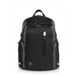 V7 Mochila de Poliéster para Laptop 15.6, Negro