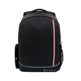 Techzone Mochila de Nylon TZBTS17-R para Laptop 15.6'