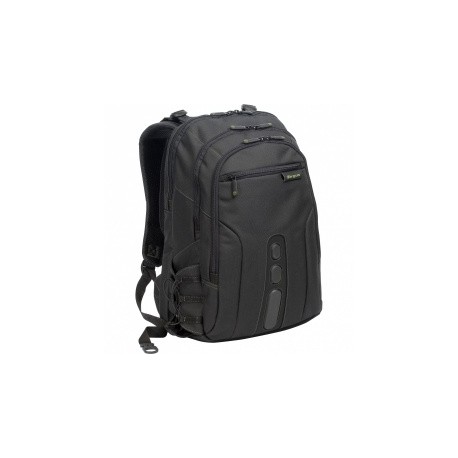 Targus Mochila Spruce EcoSmart de Poliester 17'' Negro/Verde (TBB019US)