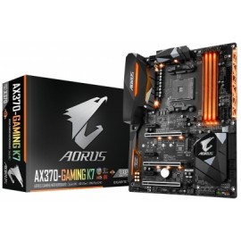 Tarjeta Madre AORUS ATX GA-AX370-GAMING-K7, S-AM4, AMD X370, HDMI, USB 3.0, 64GB DDR4, para AMD